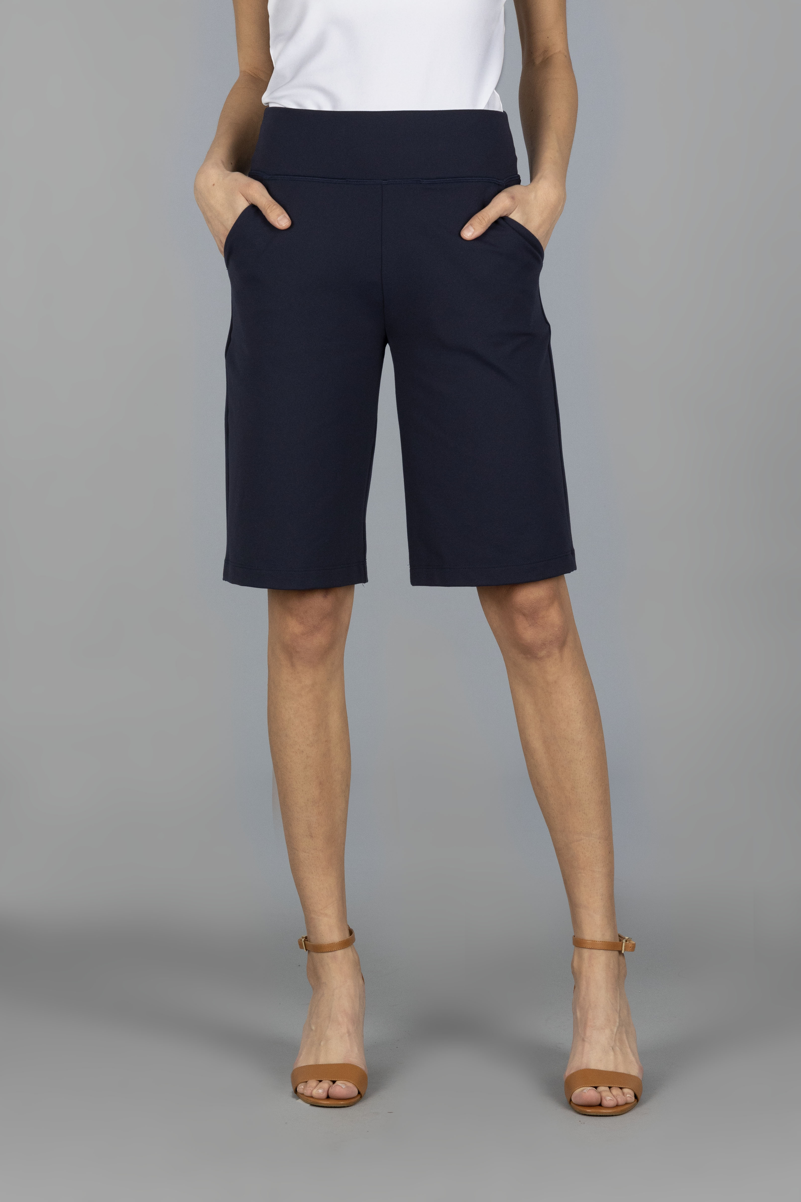 bermuda navy shorts